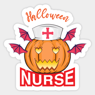 Halloween Nurse Nursing Cute Health Worker Sticker